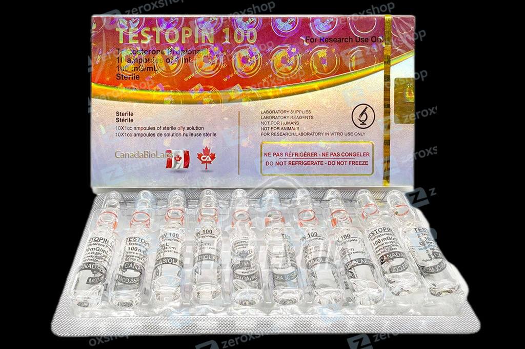 TESTOPIN 100 10x1ml 100mg/ml CANADA PEPTIDES